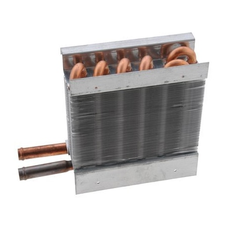 Zerostart Cab & Cargo Heater Replacement Heat Exchanger Model 100 - 5/8in. 16Mm Hose, Rear Top 7100023